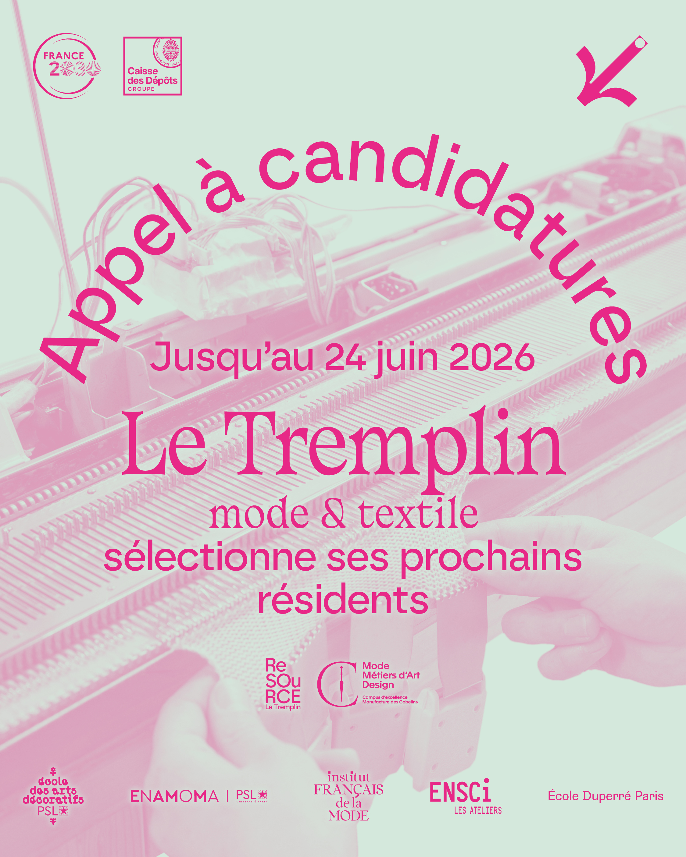 APPEL À CANDIDATURES TREMPLIN MODE ET TEXTILE