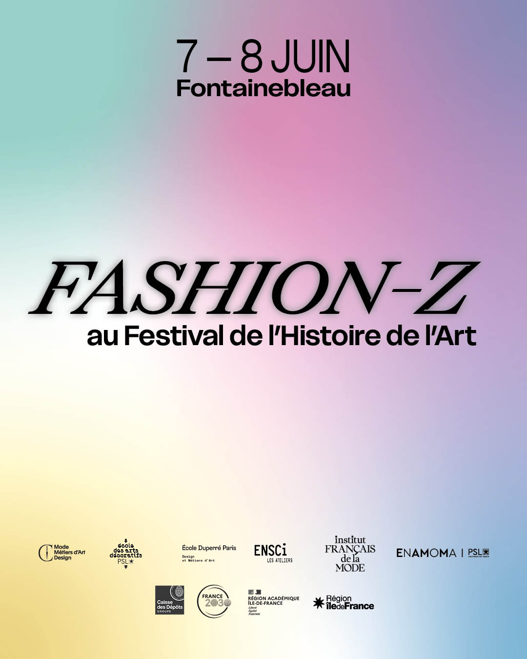 Fashion-Z au Festival d'Histoire de l'Art de Fontainebleau