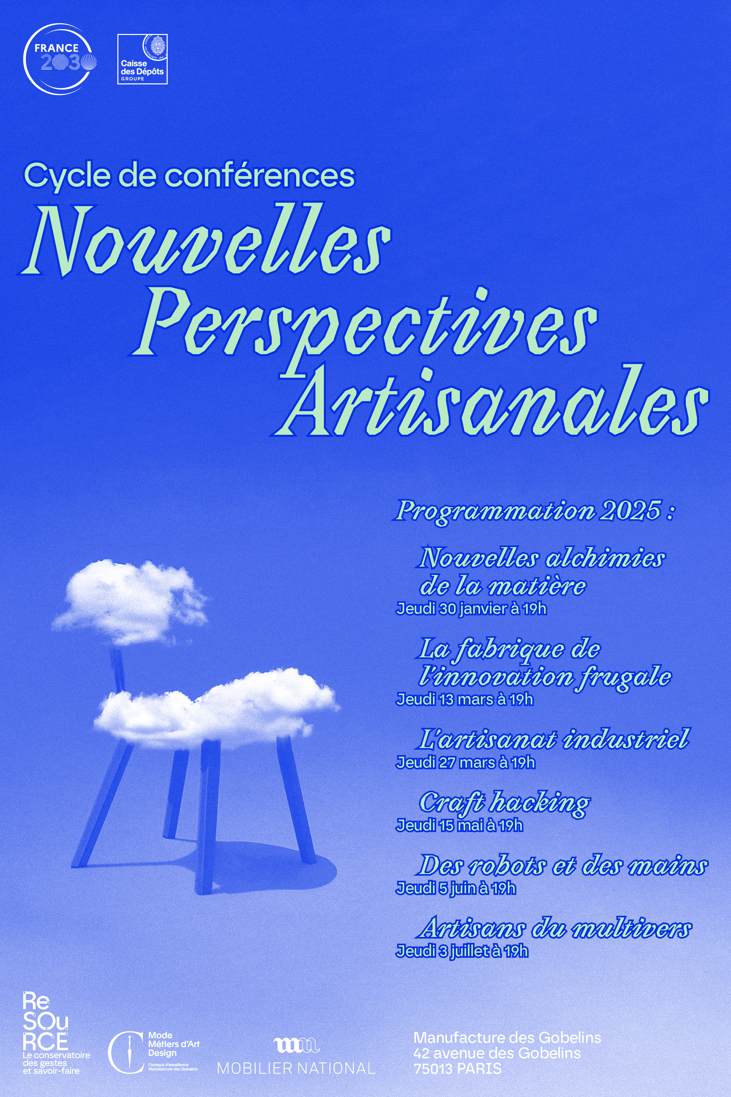 Nouvelles Perspectives Artisanales, cycle de conférences
