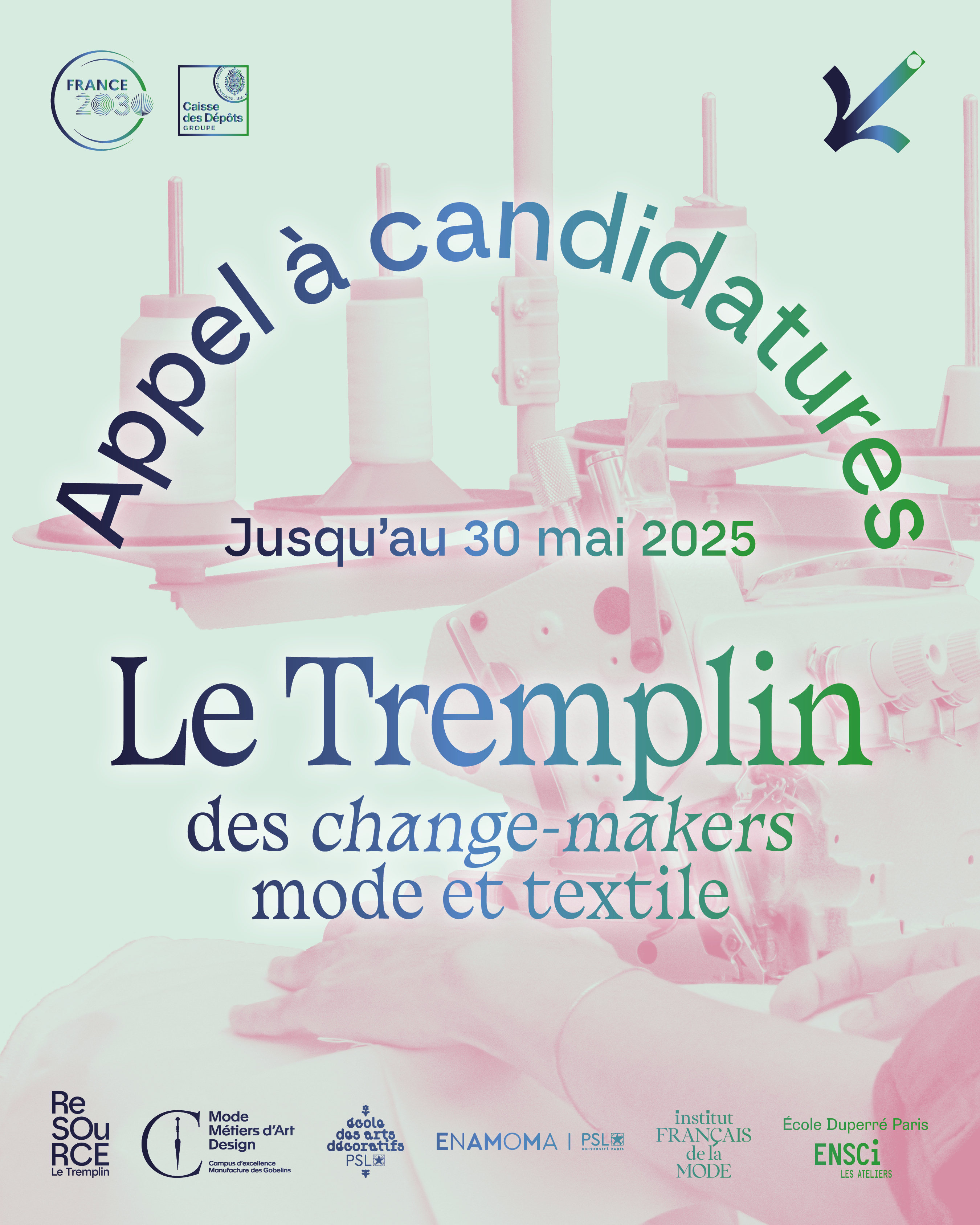 APPEL À CANDIDATURES TREMPLIN MODE ET TEXTILE